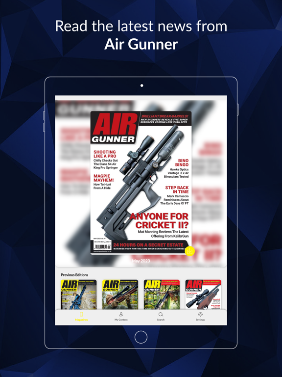 Air Gunner Magazine iPad app afbeelding 1