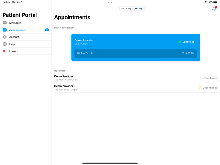 EHRez Patient Portal