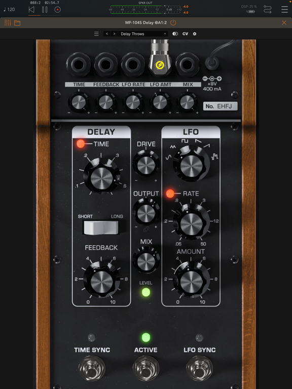 Screenshot #5 pour MF-104S Analog Delay