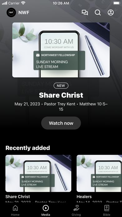 Northwest Fellowship Screenshot