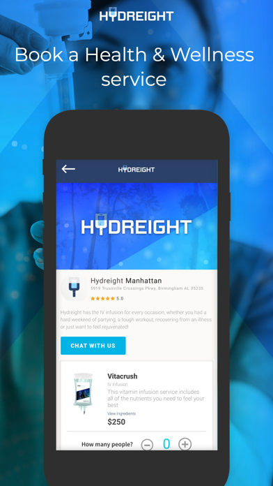 Hydreight Wellness Screenshot