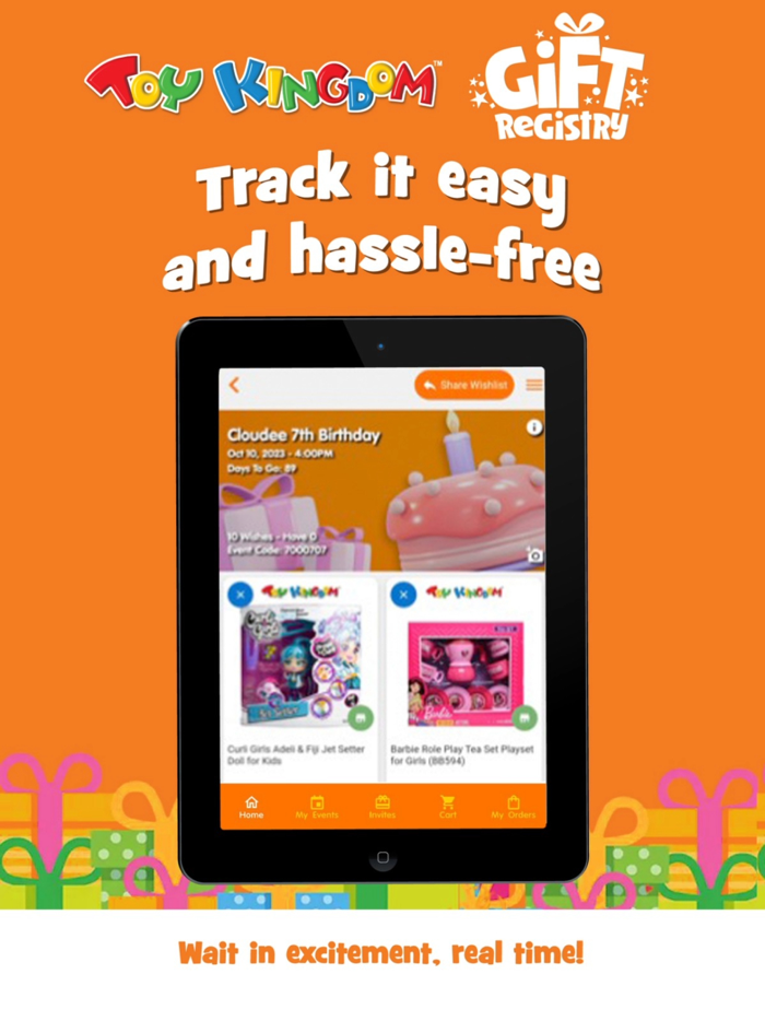 Toy Kingdom Gift Registry