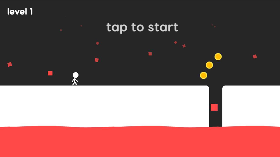 #1. Stickman Runner 2D (iOS) Av: Baris Percin