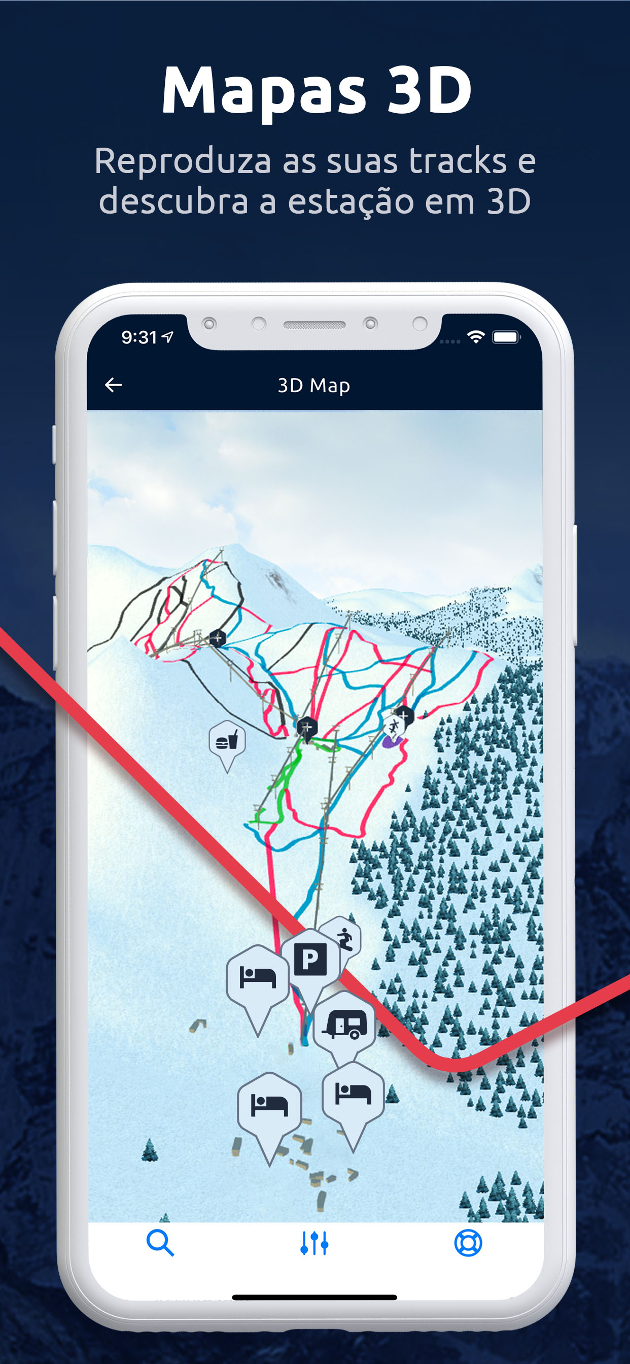 Skitude: ski track & info neve
