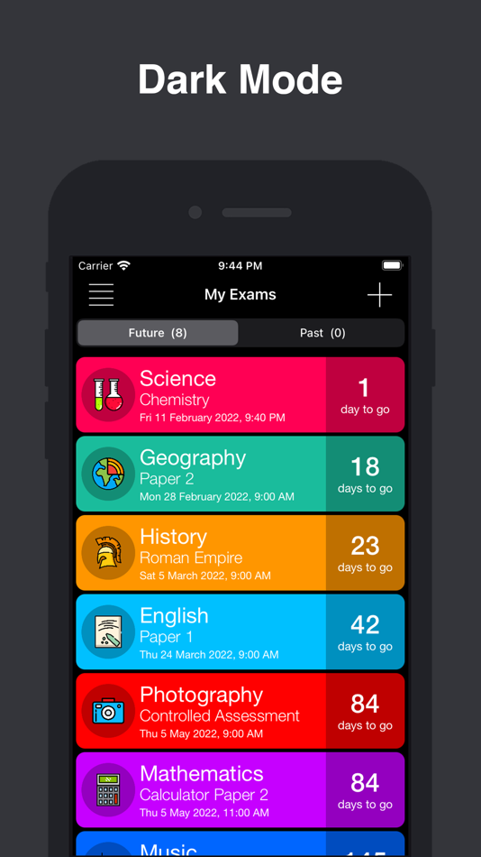 #4. Exam Countdown - School & Uni (iOS) Podle: ROOT38 LIMITED