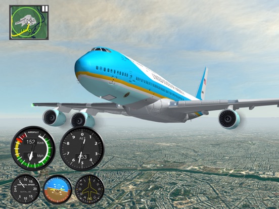 Flight Simulator FlyWings 2015 iPad app afbeelding 4