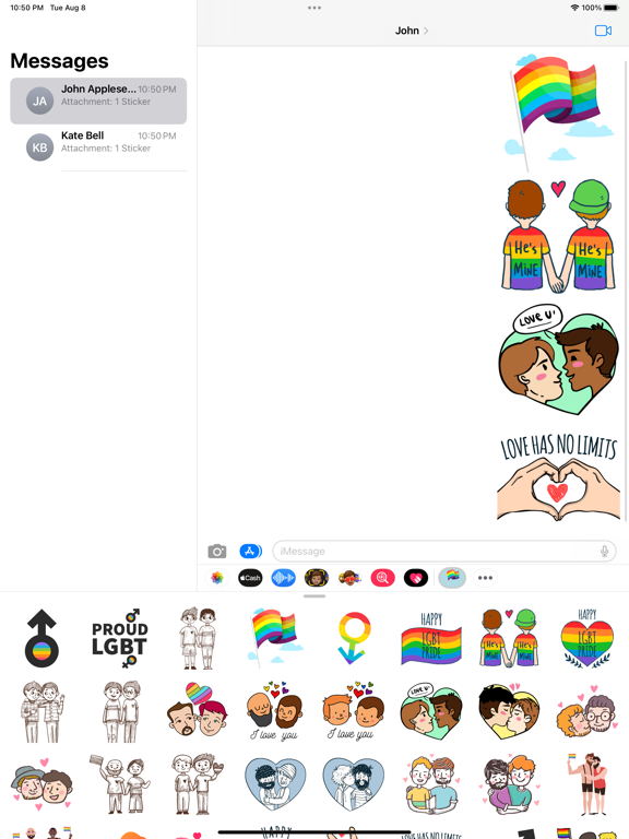 Screenshot #6 pour He's Mine Gay Stickers