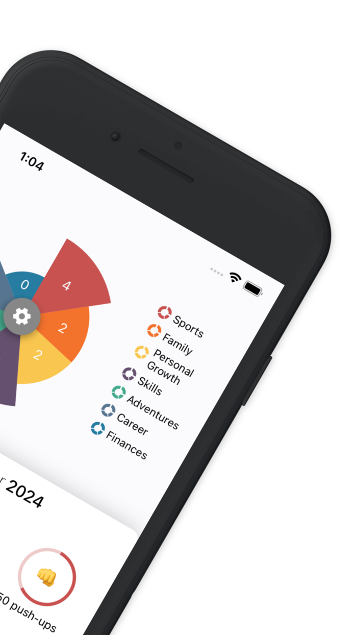 Ambitionist life goal tracker