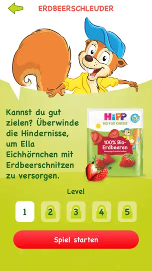 Screenshot von HiPP Kinder App auf dem iPhone 3