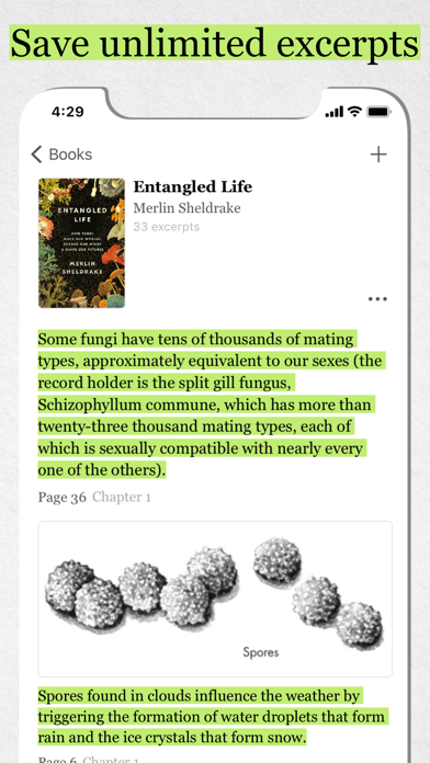 Excerpt - The Book Highlighter Screenshot