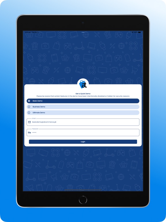 Atcommerce Admin App