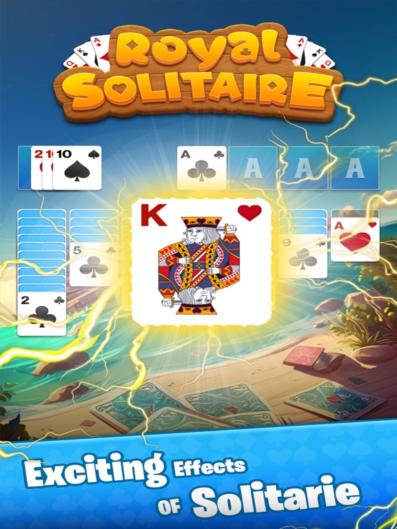 Royal Solitaire Card Game iPad screenshot 3 - Games app