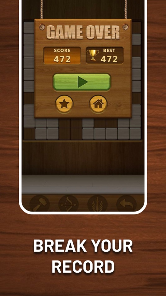 #4. Wood Cube Block: Merge Puzzle (iOS) By: Alina Grishina