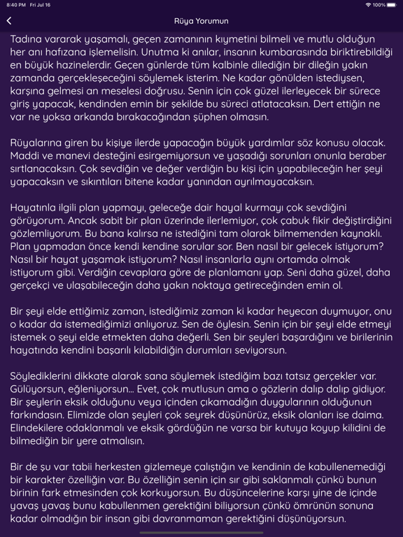 Screenshot #6 pour Aksakallı: Rüya & Astroloji