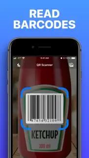 qr code reader ® iphone screenshot 2