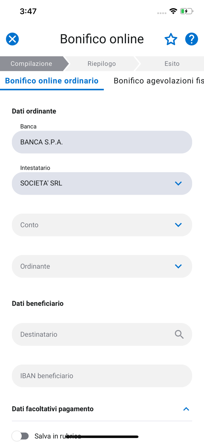 Blu Banca Business
