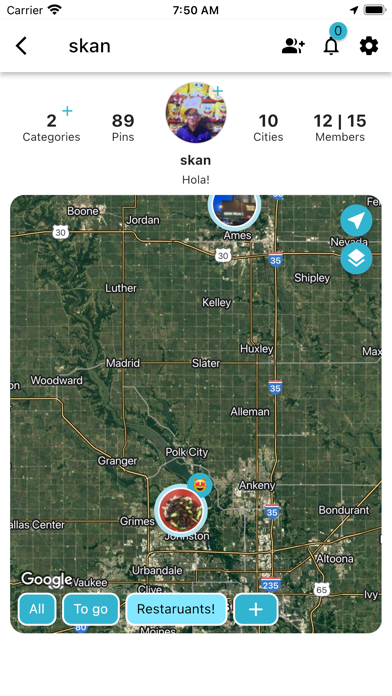 PinCliq Screenshot
