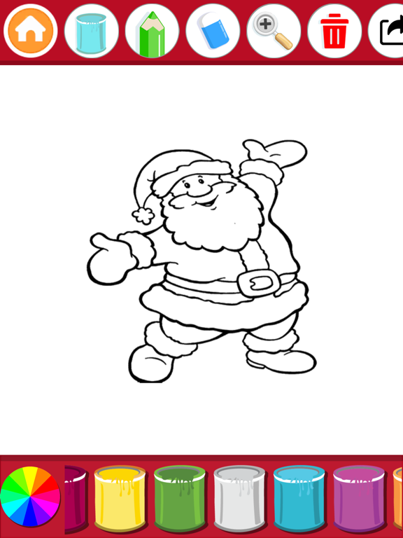 Screenshot #4 pour Christmas Coloring Book : Kids