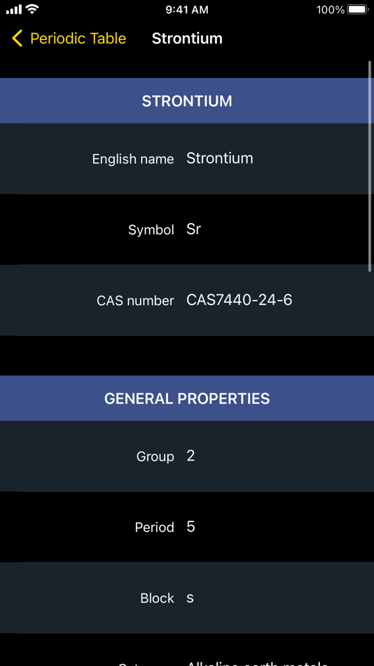 #9. Periodic Table of Elements+ (iOS) 由: Sonya Marcarelli