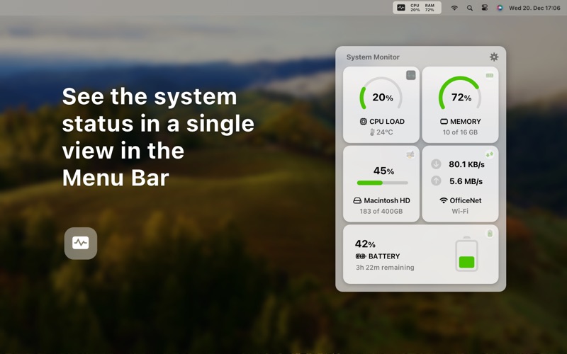 parallels system monitor iphone screenshot 1