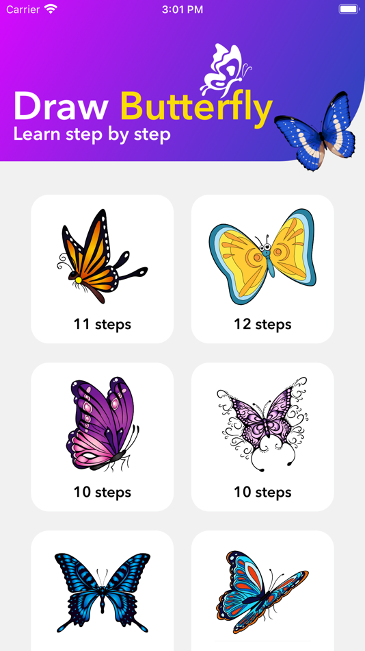 Learn - How to Draw Butterfly - 1.2 - (iOS)