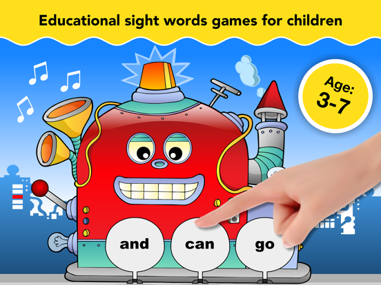 Sight Words Reading Games ABC iPad app afbeelding 1