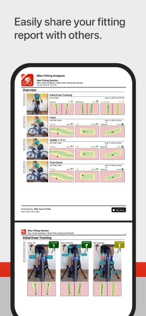 Bike Fast Fit - Video Bike Fitting iOS Apps