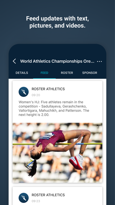Roster Athletics Screenshot