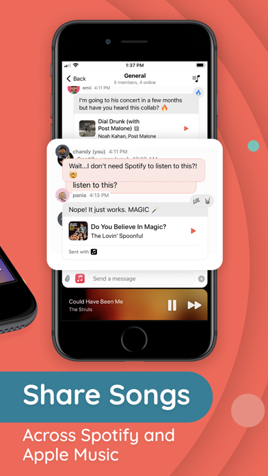 Earbuds: Share Music and Chat Screenshot