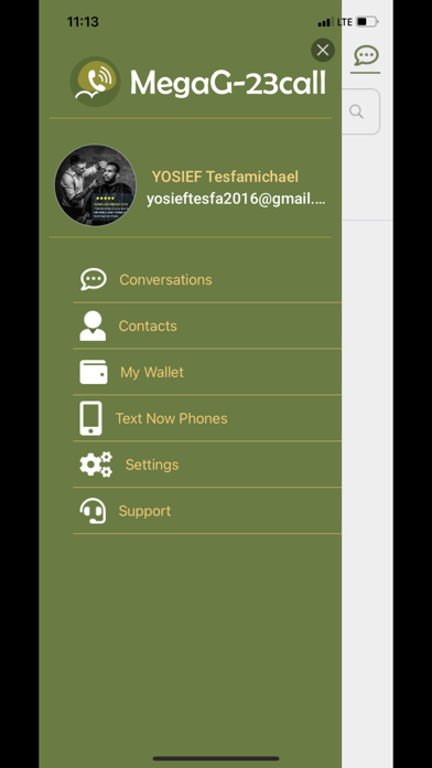 MegaG 23 Call Screenshot