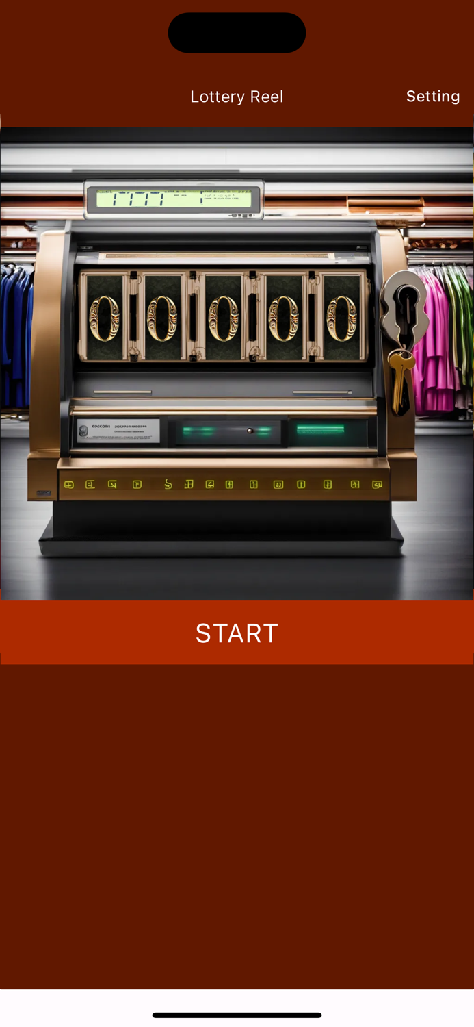 Lottery Machine Reel