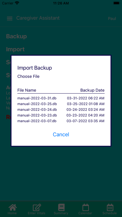 CA - Caregiver Assistant Screenshot