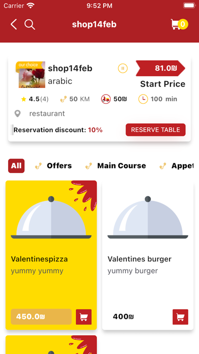 Restauranto Screenshot