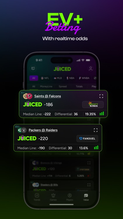 Juiced: Player Prop & Bet Data screenshot-3