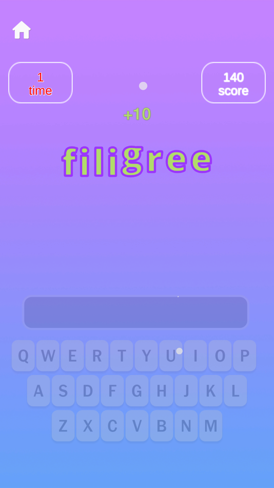 #10. Reflections - Word Puzzle Game (iOS) By: FLYING ANTS STUDIOS AND GAME SERVICES PRIVATE LIMITED