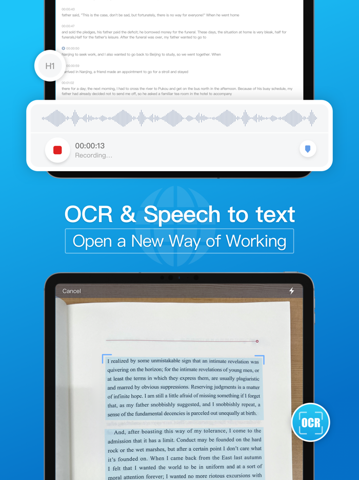 Notehot - notesandvoice text