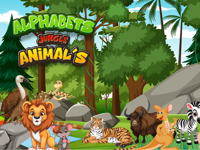 ABC  Alphabet Jungle Animals