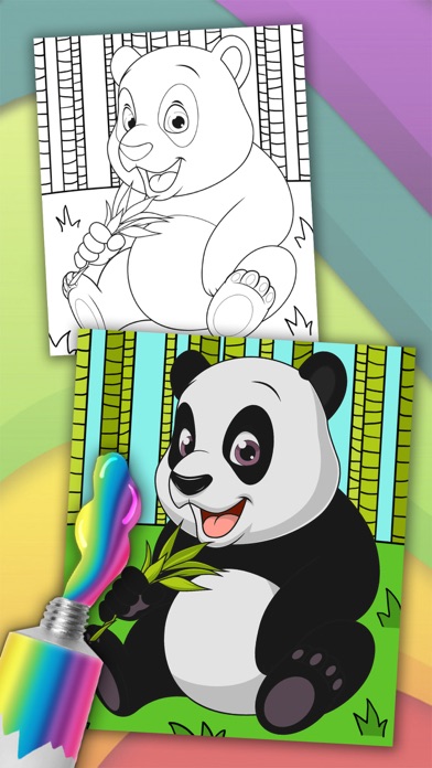 Animals magic coloring pages Screenshot