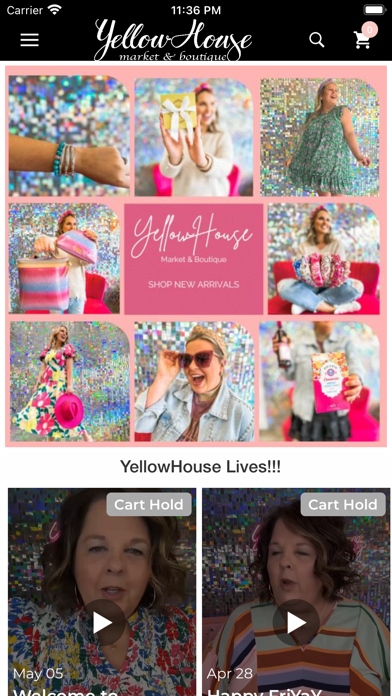 YellowHouse Market & Boutique Screenshot