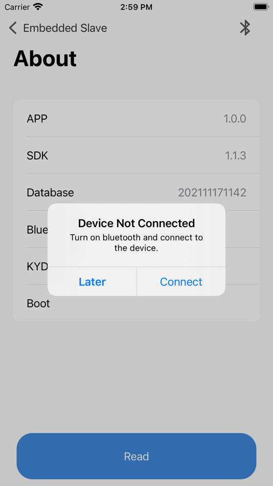 #2. Embedded Slave (iOS) 由: Wuxi Kaiyang Electronic Technology Co., Ltd.