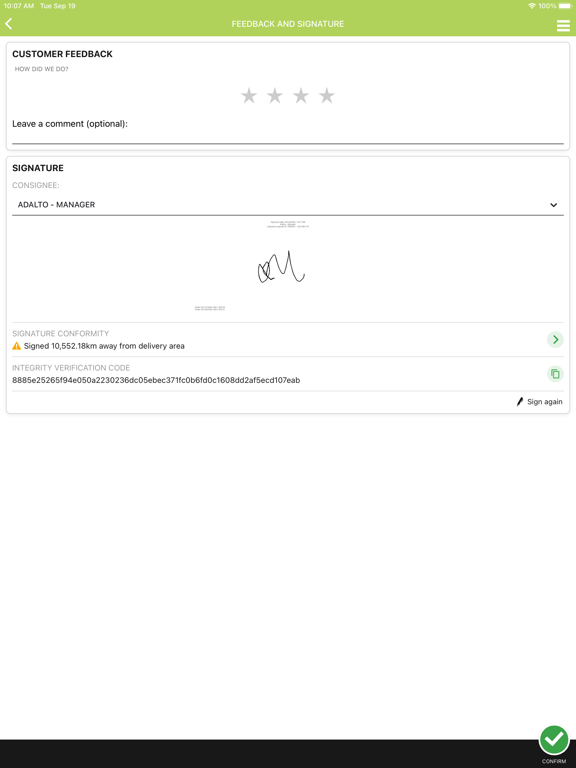 App screenshot