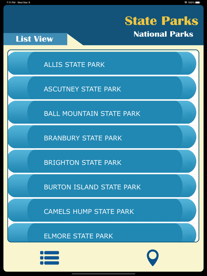 Vermont-State and National Parks