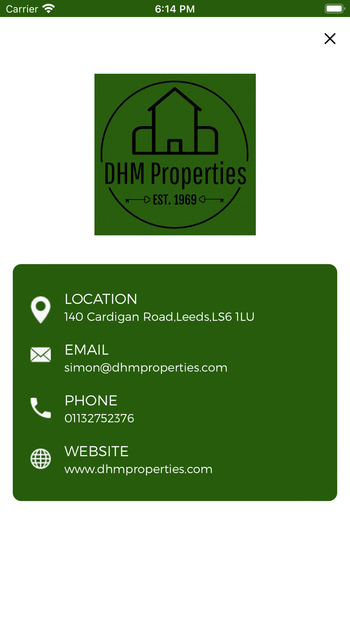 DHM Properties