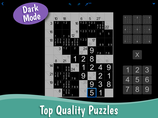 Kakuro: Number Crossword iPad app afbeelding 4