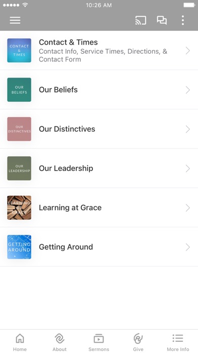 Grace Bible Church, Newfane Screenshot