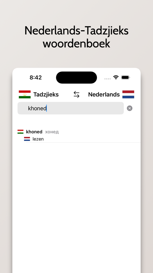 #3. Tadzjieks-Nederlands (iOS) Podle: FB PUBLISHING LLC