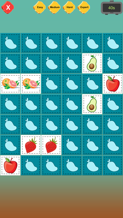 Pictures & Cards Matching Game Screenshot