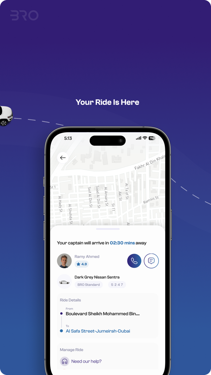 BRO - Select your ride