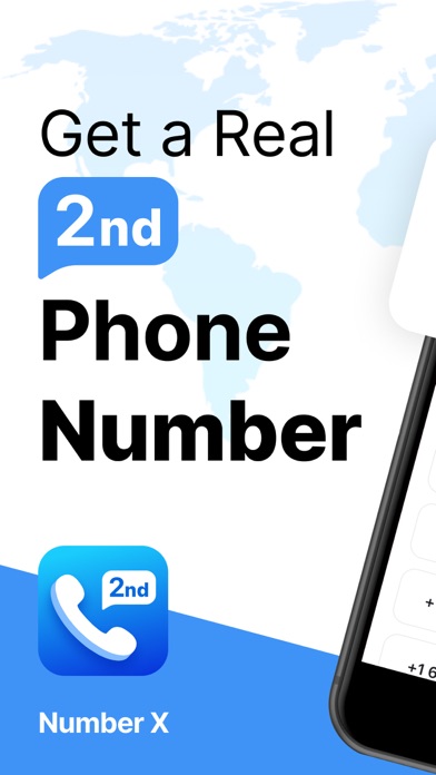 Second Phone Number - NumberX Screenshot