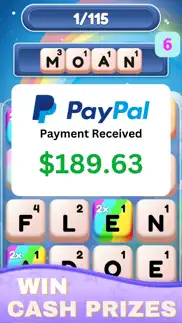 word cash! real cash prizes iphone screenshot 3